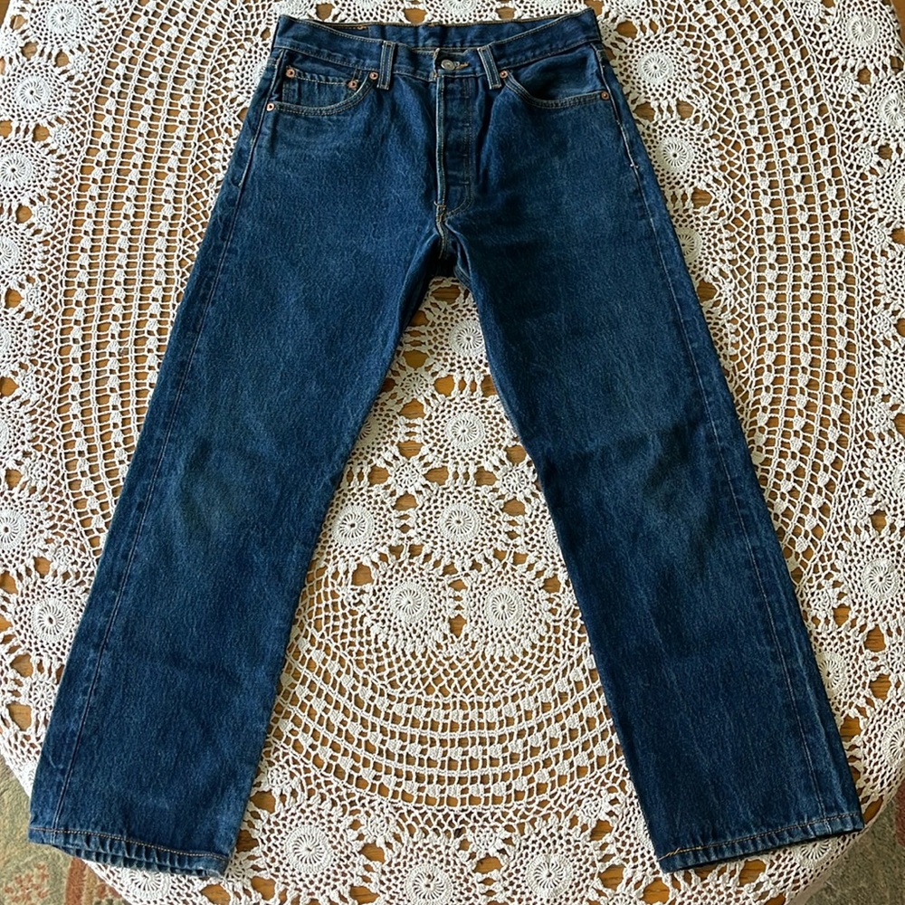 Levi's Dark Blue Straight-Leg Jeans